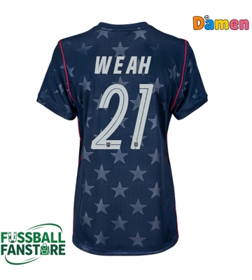 Vereinigte Staaten Timothy Weah #21 Replik Auswärtstrikot Damen WM 2026 Kurzarm